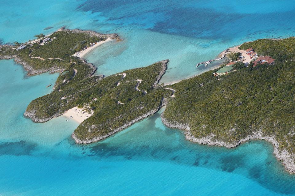 Johnny Depp's private island in the Bahamas 