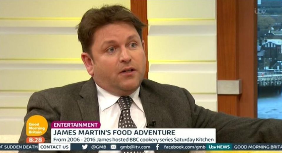  James Martin has revealed that a stranger dying in front of him made him quit Saturday Kitchen after a decade