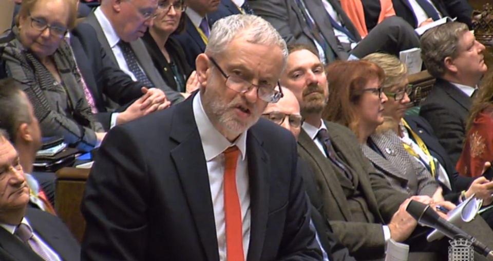  The Labour leader questioned the PM on what she knew about the travel ban