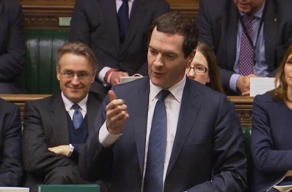  George Osborne said voting against the Brexit bill could cause a "constitutional crisis"