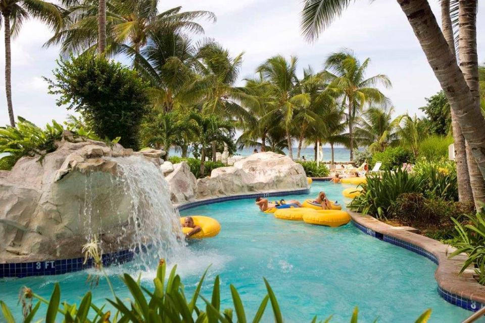  The lazy river at the Hilton Rose Hall, Jamaica