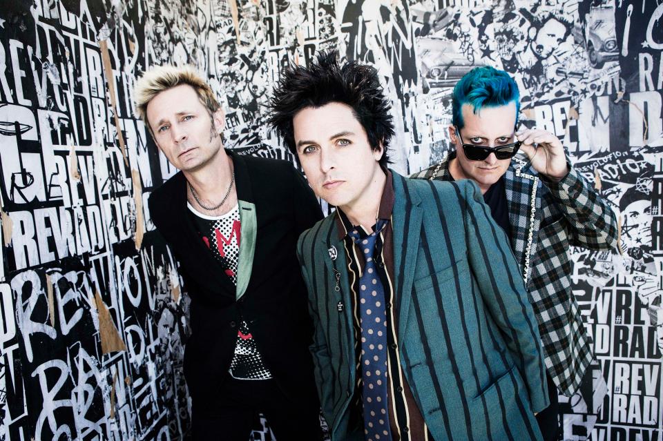  Green Day are taking their tour to the UK