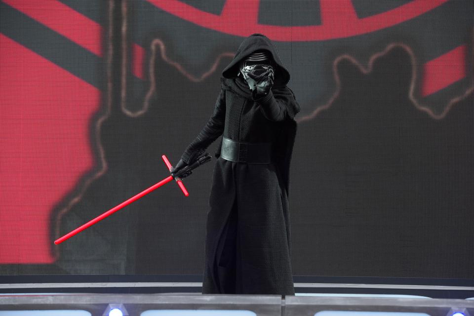  Kylo Ren and his cohorts put on an amazing open-air stage show, A Galaxy Far, Far Away