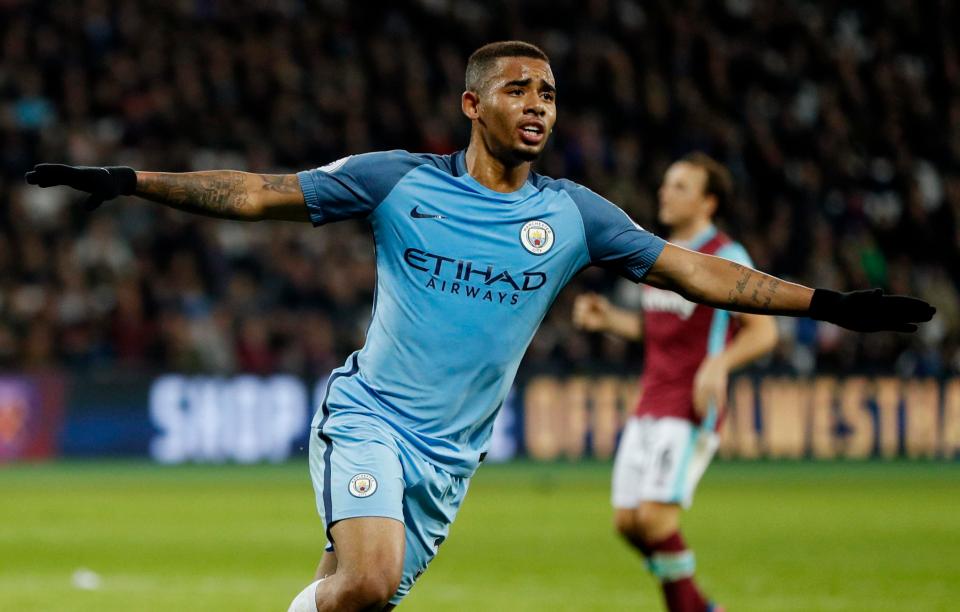  Gabriel Jesus produced an outstanding display to get on the scoresheet for Man City