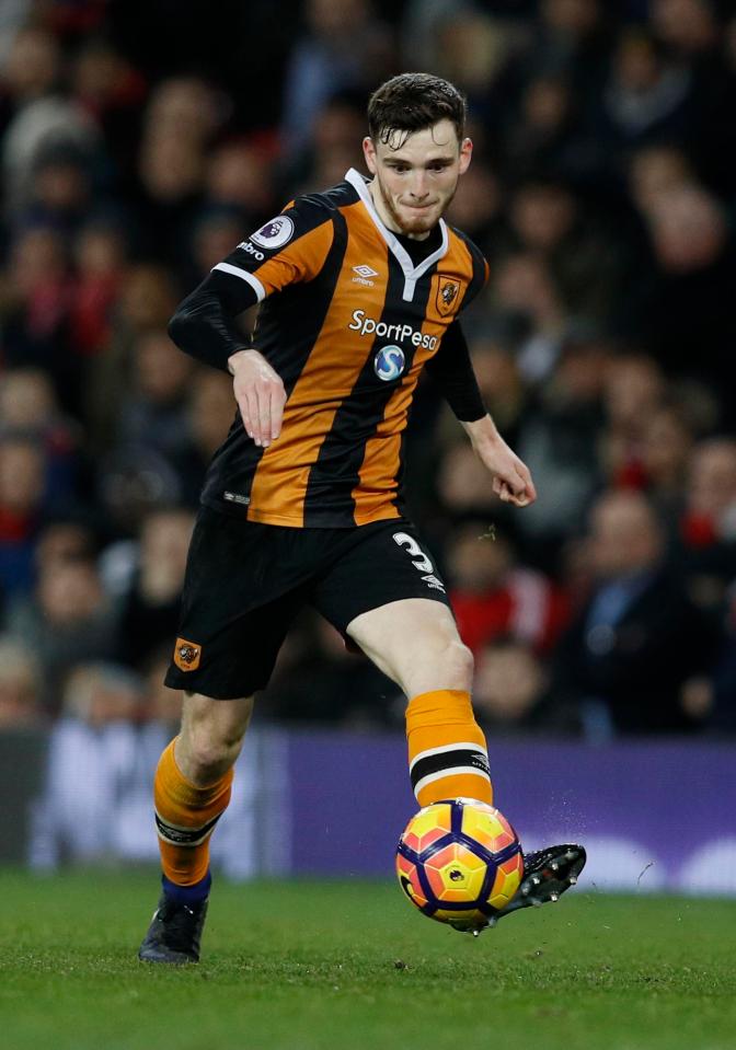  Andy Robertson has established himself as one of Hull's most important players