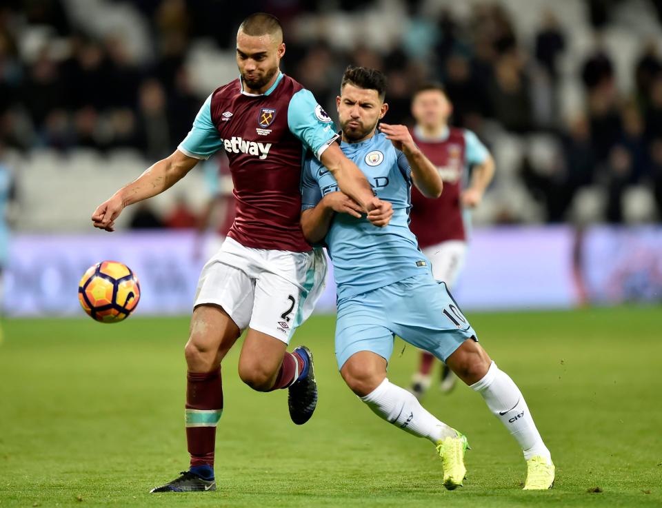 Aguero came on at the London Stadium and helped his team to a 4-0 win