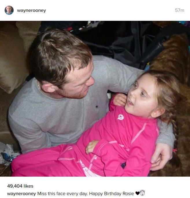  Wayne Rooney shared a sweet snap with Coleen's late sister