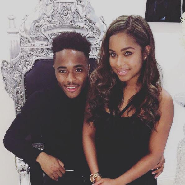 Raheem Sterling and Paige Milian