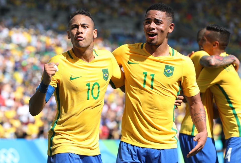 Gabriel Jesus already has four goals in six appearances for Brazil