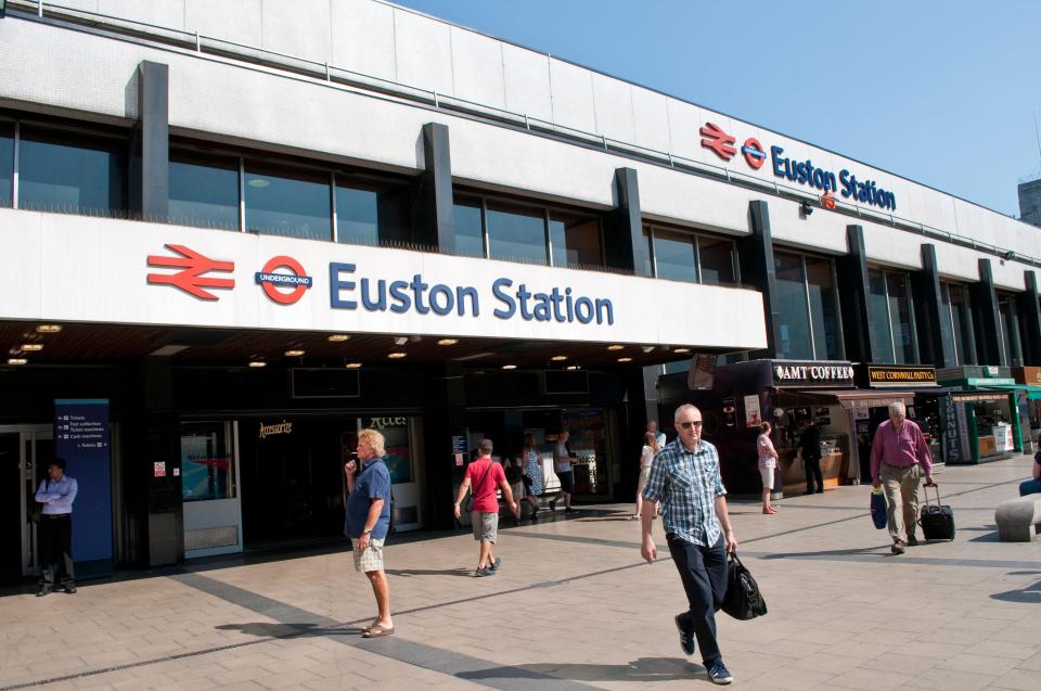  When he got to London Euston he was held by cops for 30 minutes and missed his business meeting