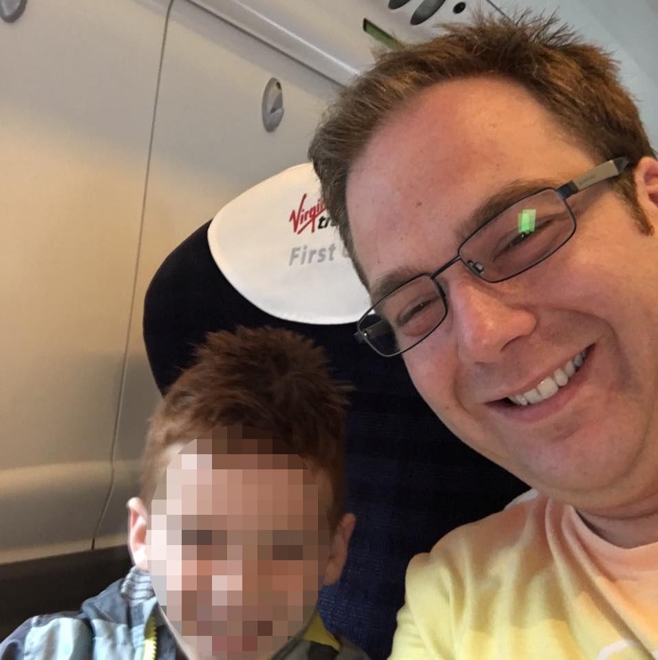  Dad-of-one Steve is a regular on the Virgin West Coast route to London from his home in Lancashire