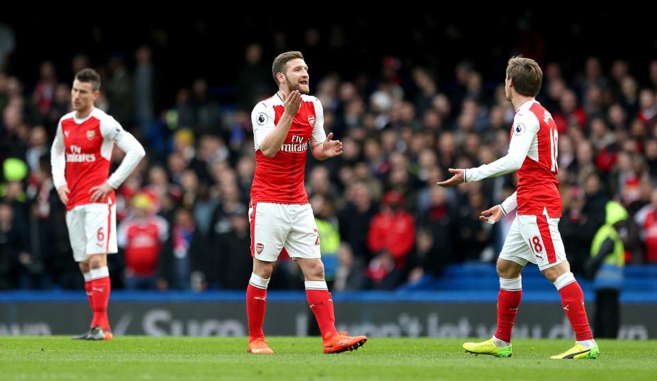 Arsenal's devastating defeat at Chelsea left them 12 points behind Chelsea