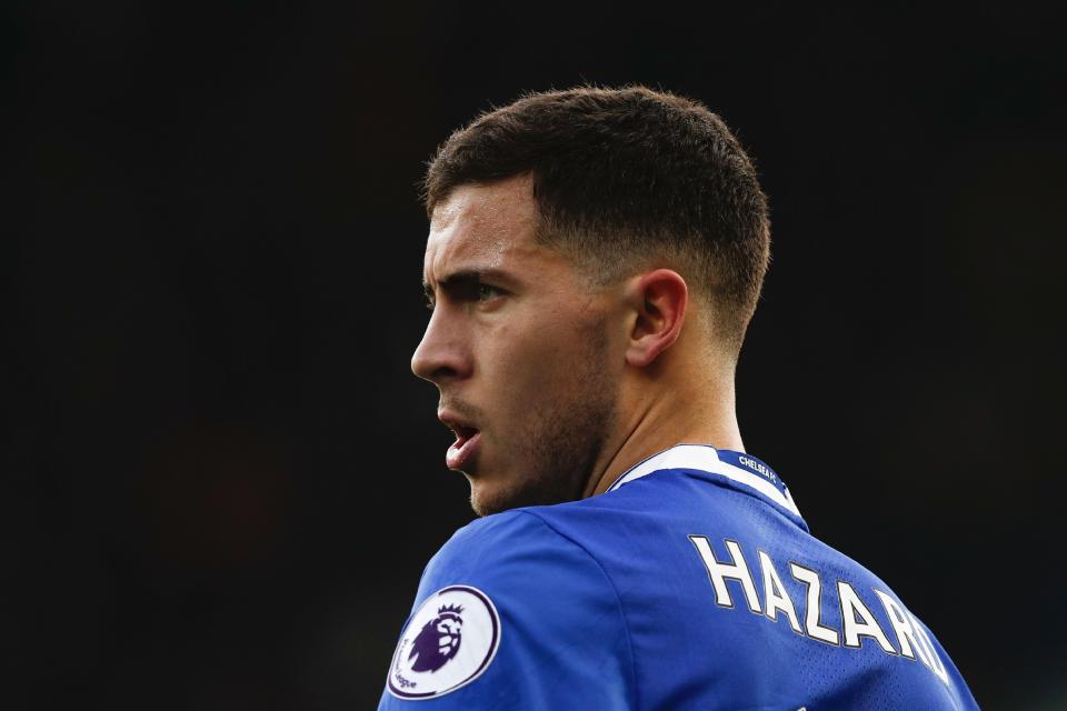 Eden Hazard is wanted by Real Madrid but may have hinted his future remains at Chelsea