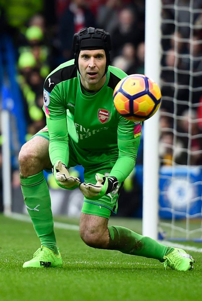 Arsenal keeper Petr Cech has worn a head guard ever since his horrific injury back in 2006