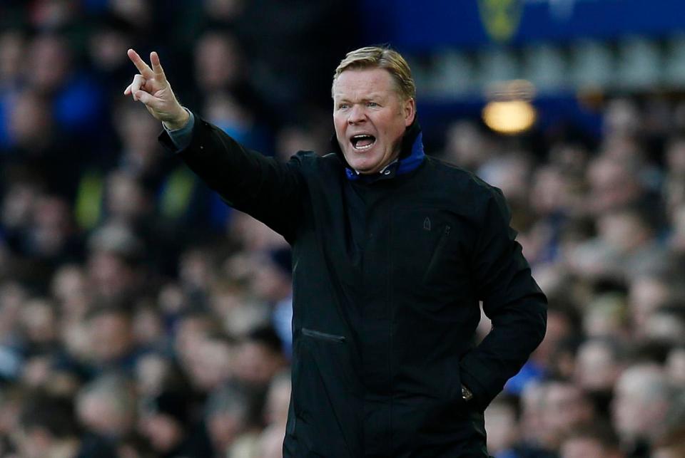  Ronald Koeman was taking charge of his 100th game in the Premier League