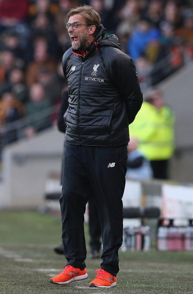  Jurgen Klopp was visibly frustrated with his Liverpool side's efforts