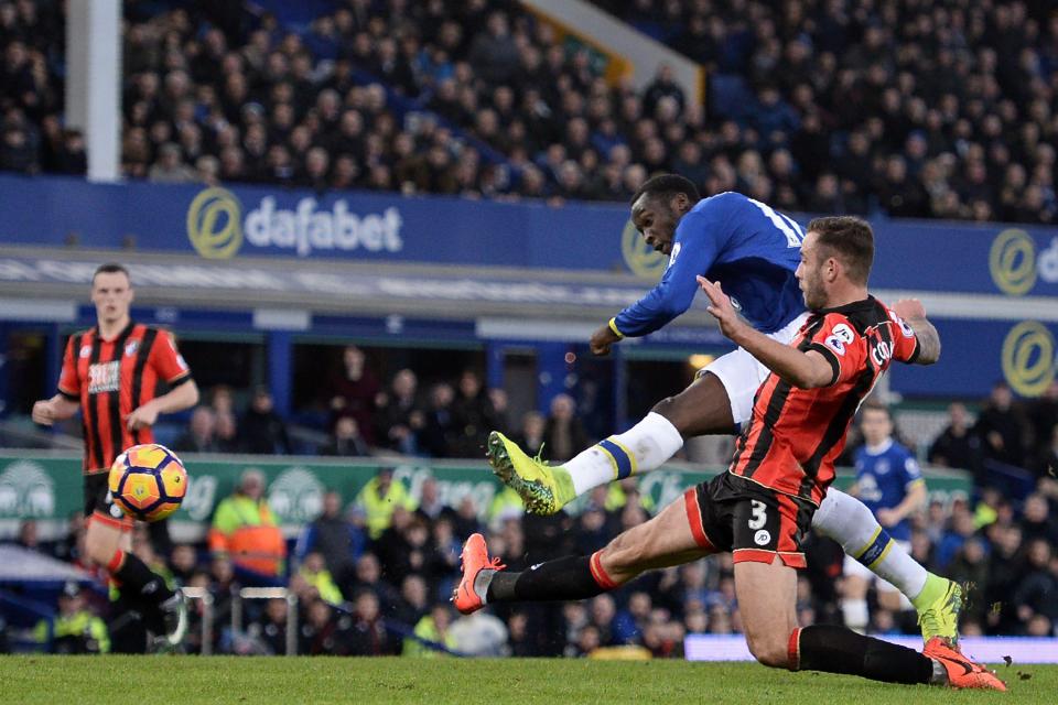  The Belgian striker netted an impressive four times as Everton close in on the top four