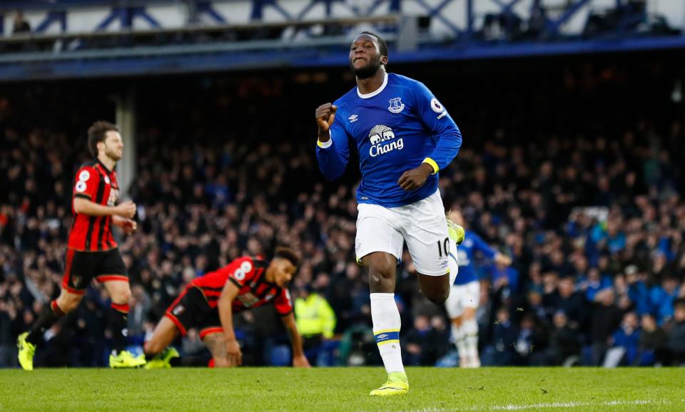  The free-scoring Romelu Lukaku was simply unstoppable