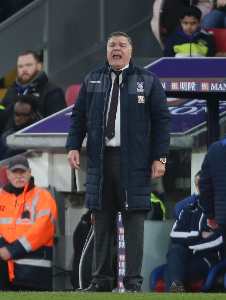 Wrighty says he has never seen a manager more shocked than beaten Palace boss Sam Allardyce