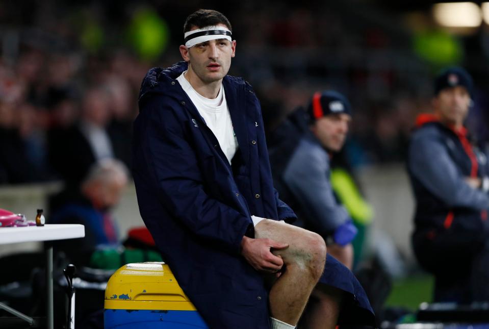 Jonny May was sin-binned for a dump tackle but England managed to keep the damage to a minimum