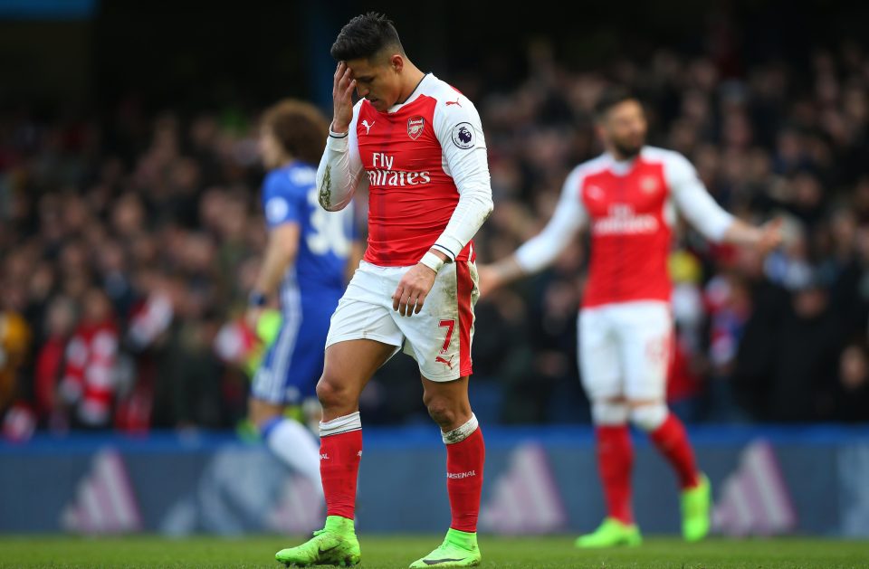 Saturday's defeat to Chelsea saw Arsenal out of the title race by February yet again