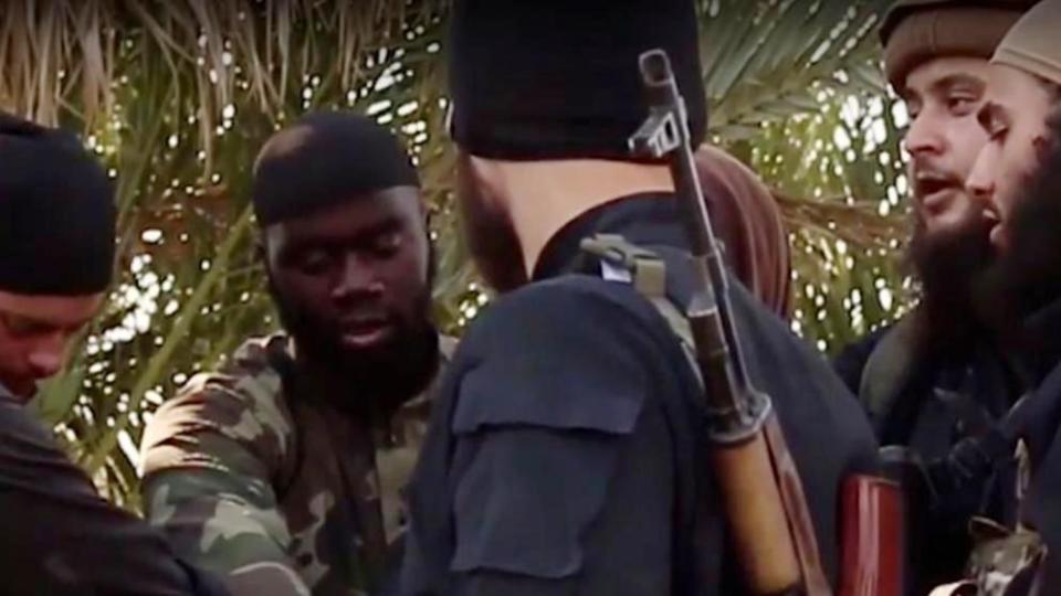  Footage appears to show Sutkovic and Sarfo swearing allegiance to ISIS together