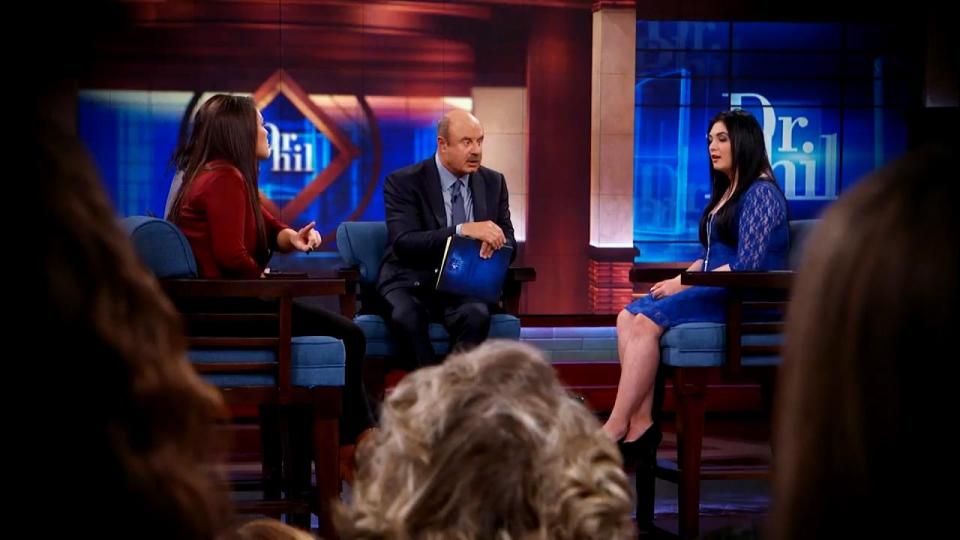  Haley chats to Dr Phil and her sister Adrianne