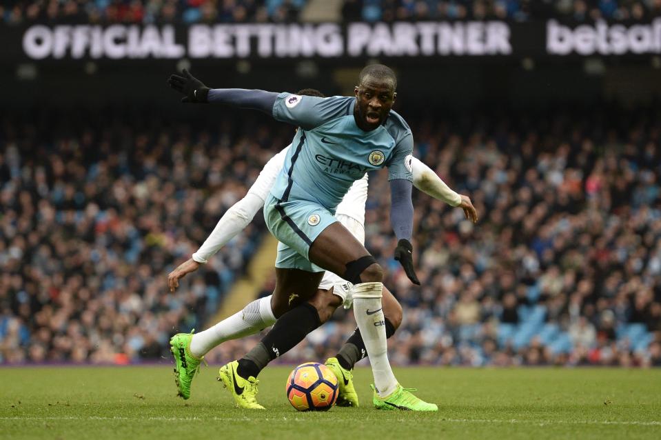  Yaya Toure has had numerous bust-ups with boss Guardiola since he arrived