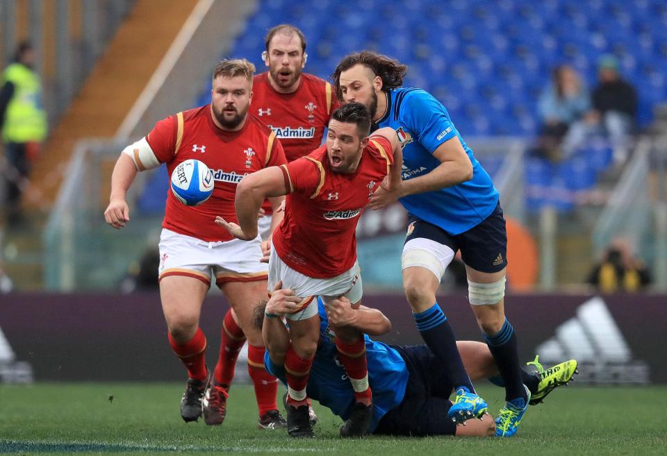  Rhys Webb was part of the Wales' team that came from behind to demolish Italy in Rome