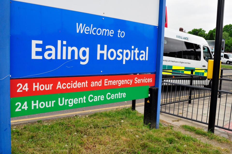  London's Ealing Hospital is among the list of those which is most likely to close its A&E