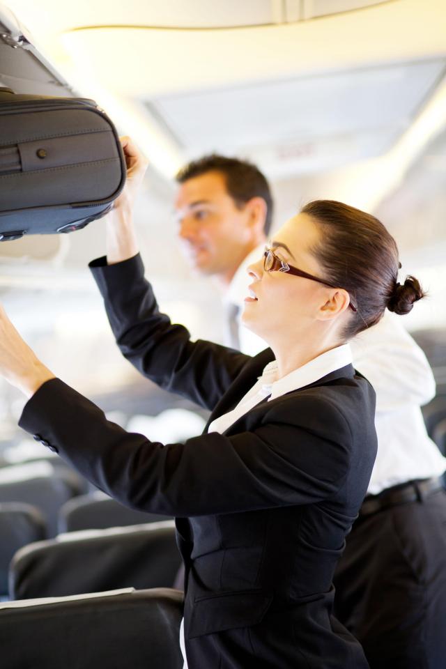 Plane cabins are not designed to hold a large number of small suitcases 