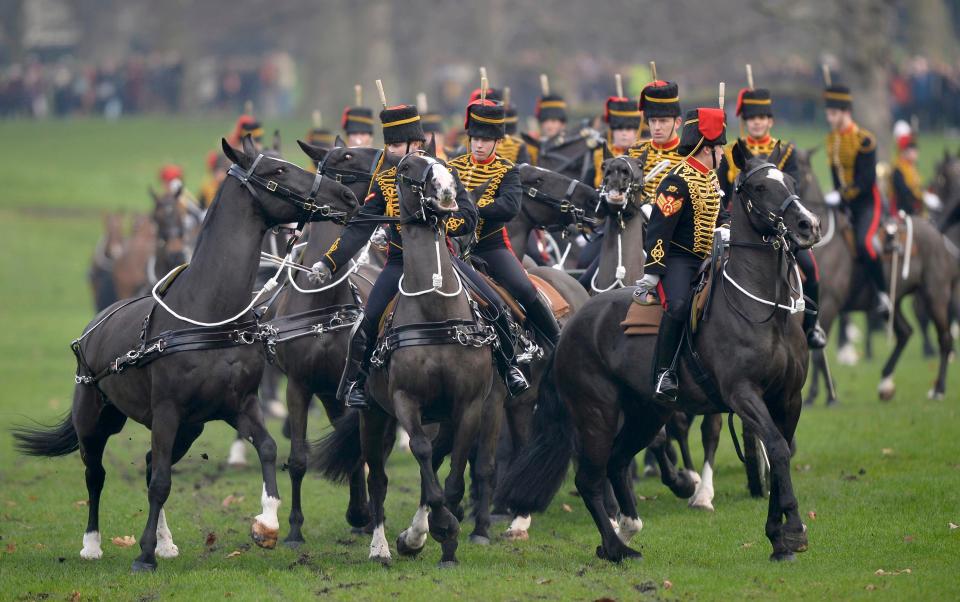  The start of the Queen's jubilee was commemorated across the whole country