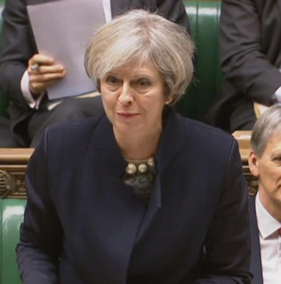  Theresa May also faces trouble from her own MPs - some last night backed a Labour amendment