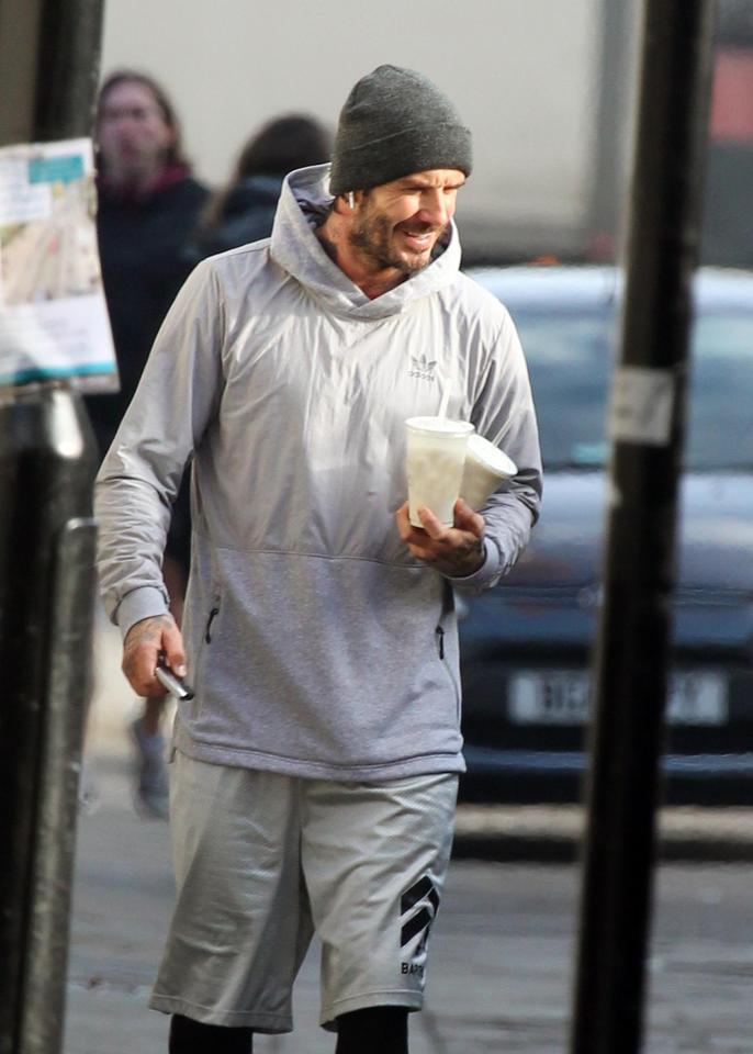  David Beckham used his hugely popular Instagram page to woo the establishment