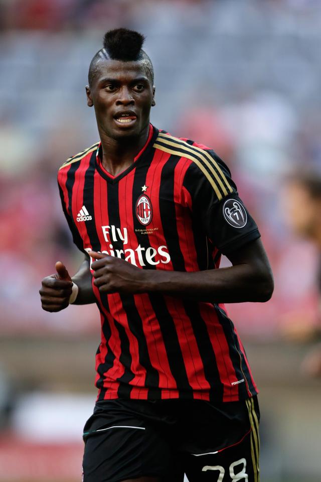 M'Baye Niang with a rather wider Mohican stile during pre-season friendly