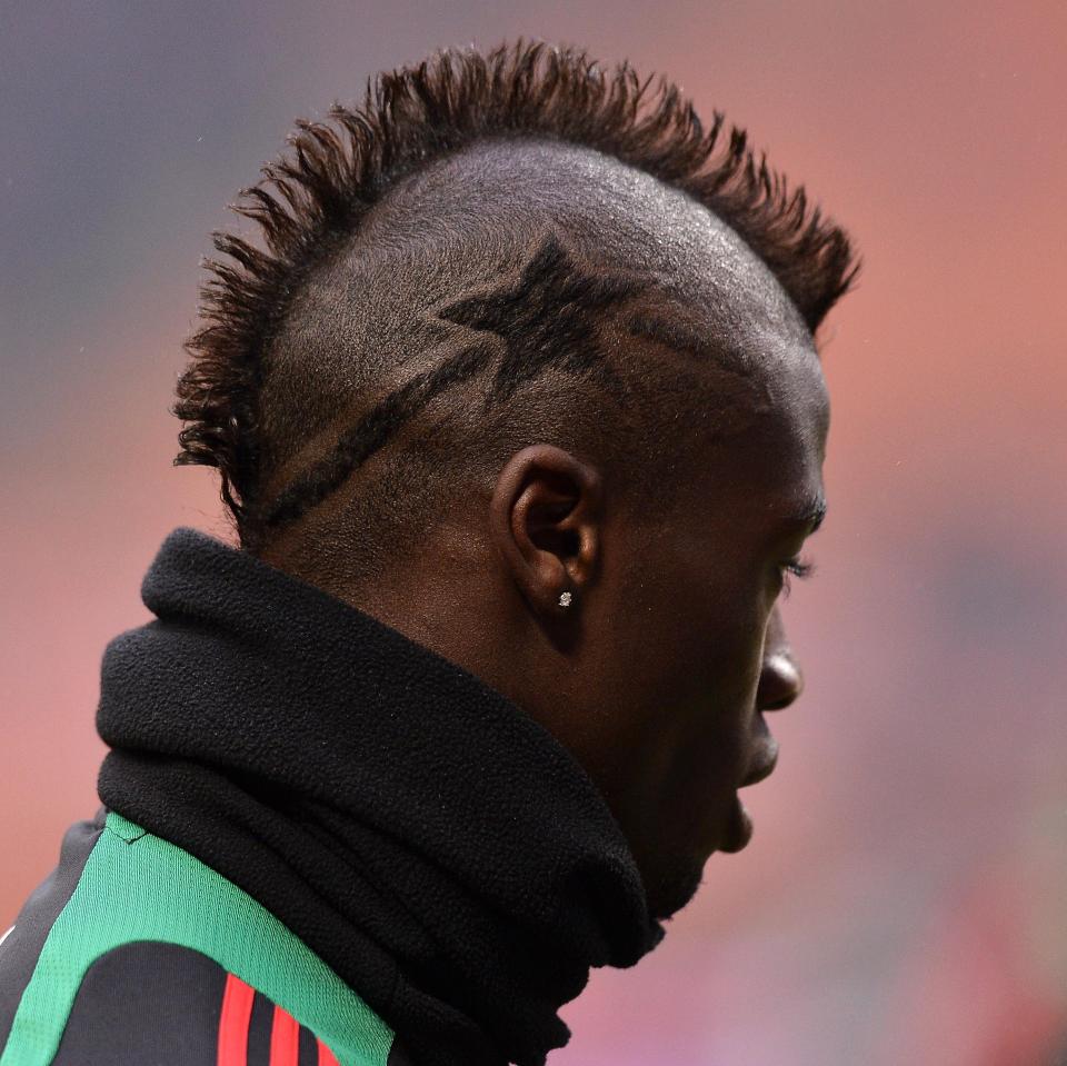 M'Baye Niang has a star shaved into his head in one more flamboyant style