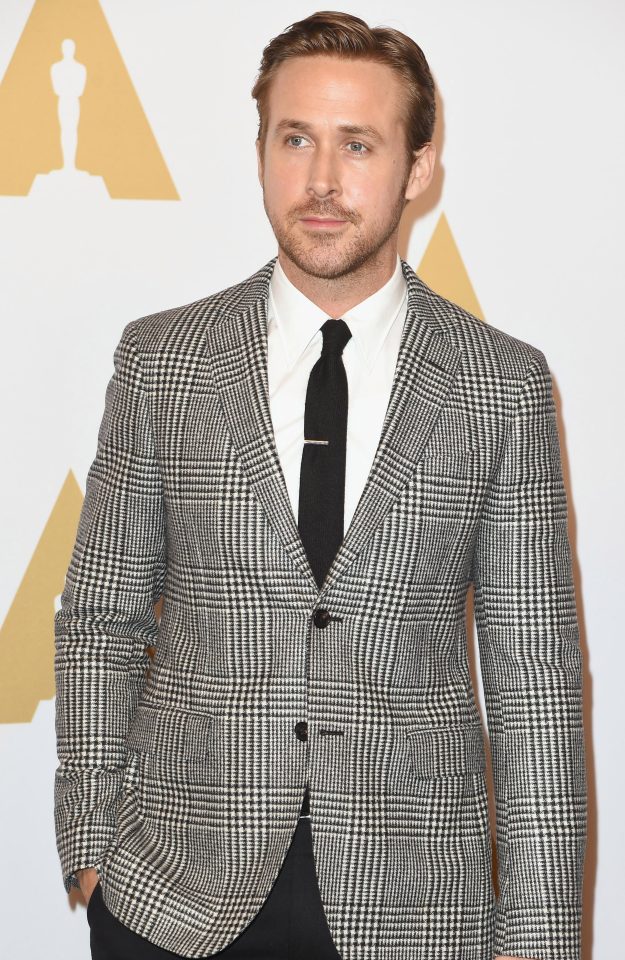  Ryan Gosling looked as handsome at ever at Oscar nominees luncheon