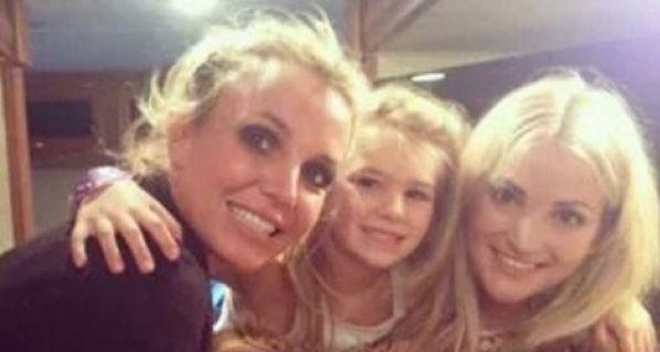  Britney Spears, pictured with her niece and her sister Jamie Lynn, has asked fans to pray for Maddie