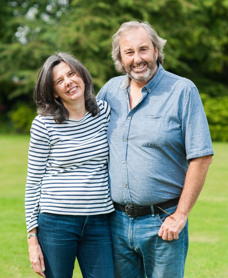 Killer Ian Stewart poses with his murder victim Helen Bailey 