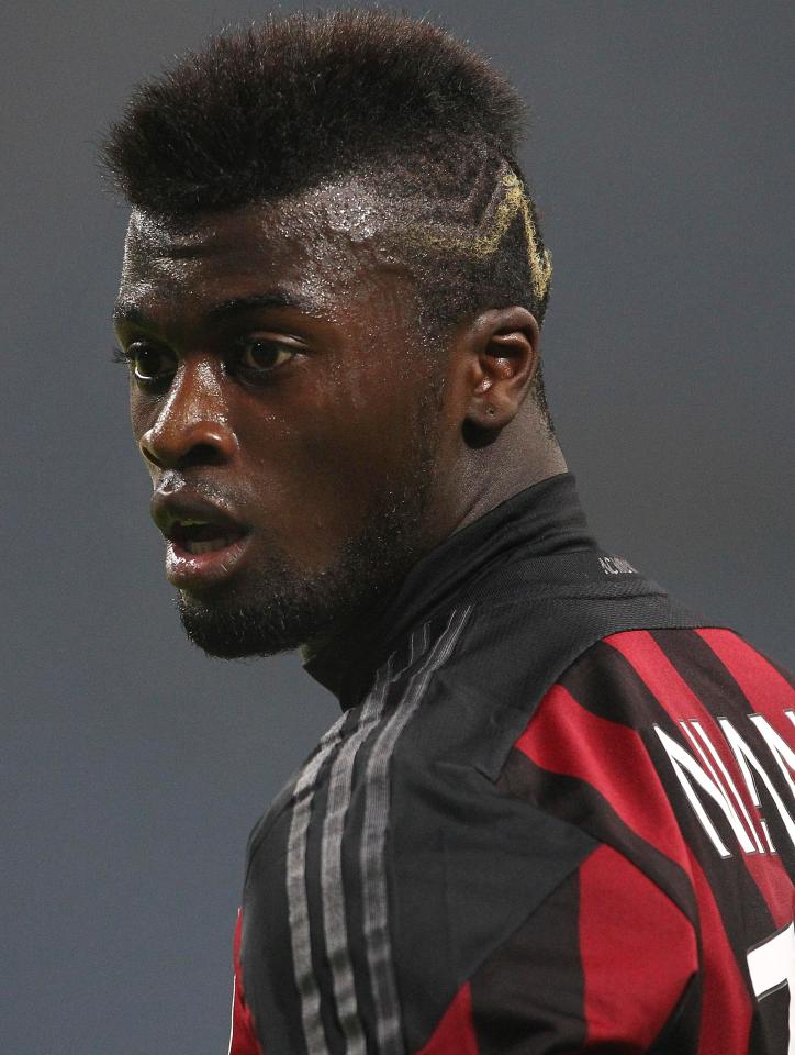 M'Baye Niang in action against Crotone during a Coppa Italia match in 2015