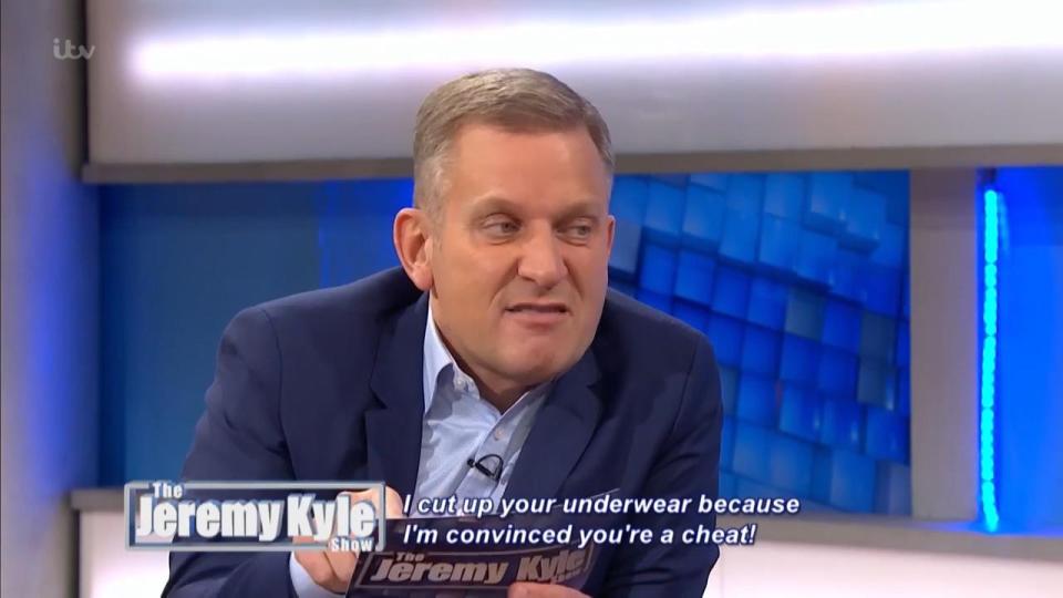  Jeremy Kyle joked about sending "sex messages" and was interested to know how they work