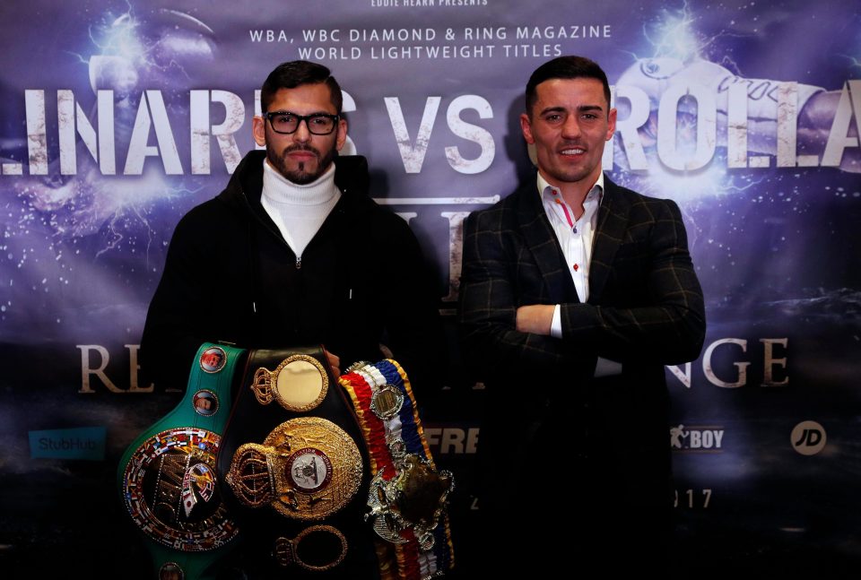  Jorge Linares and Anthony Crolla will go at it in Manchester next month