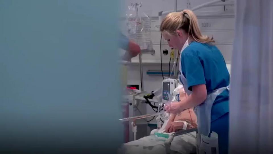  It is one of 40 per cent of hospitals in the UK to be rated 'good' by the Care Quality Commission, but the documentary shows a busy winter period has left the Blackburn's resources stretched