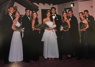  Meghan Markle and her date Danny Segura pose with rest of the couples who were in the Homecoming Royal Court at the event at St Francis High School