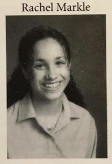  Meghan (pictured here in high school) was 13 when she had her first kiss