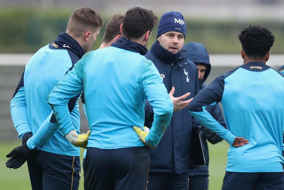 The mood soon became serious however, when Pochettino talked through how to beat Liverpool