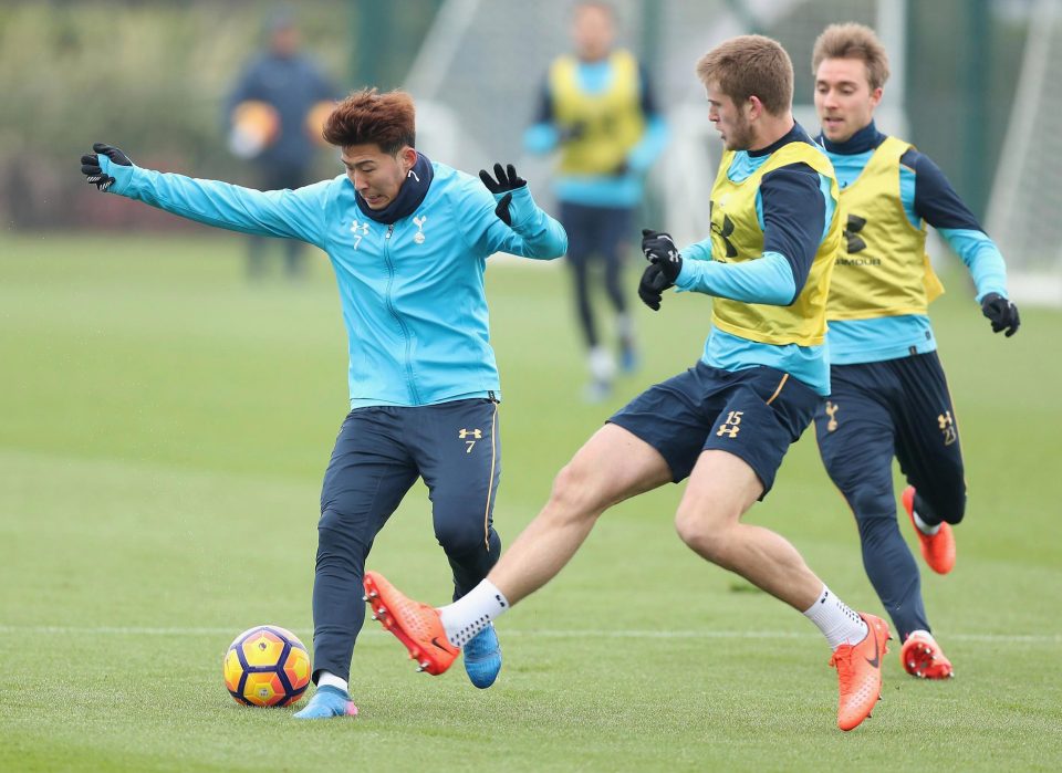 Son has netted some crucial goals for Spurs this season, but has found Harry Kane difficult to budge from the front line