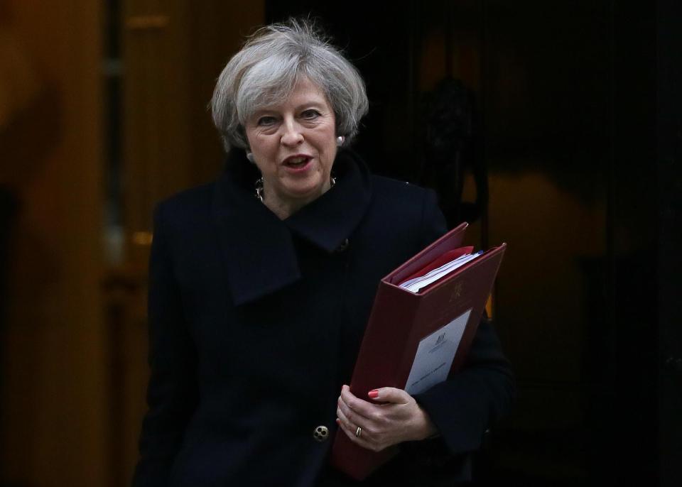  The report will increase pressure on PM Theresa May to abandon the Government's legal obligation to give away 0.7 per cent of the UK's output