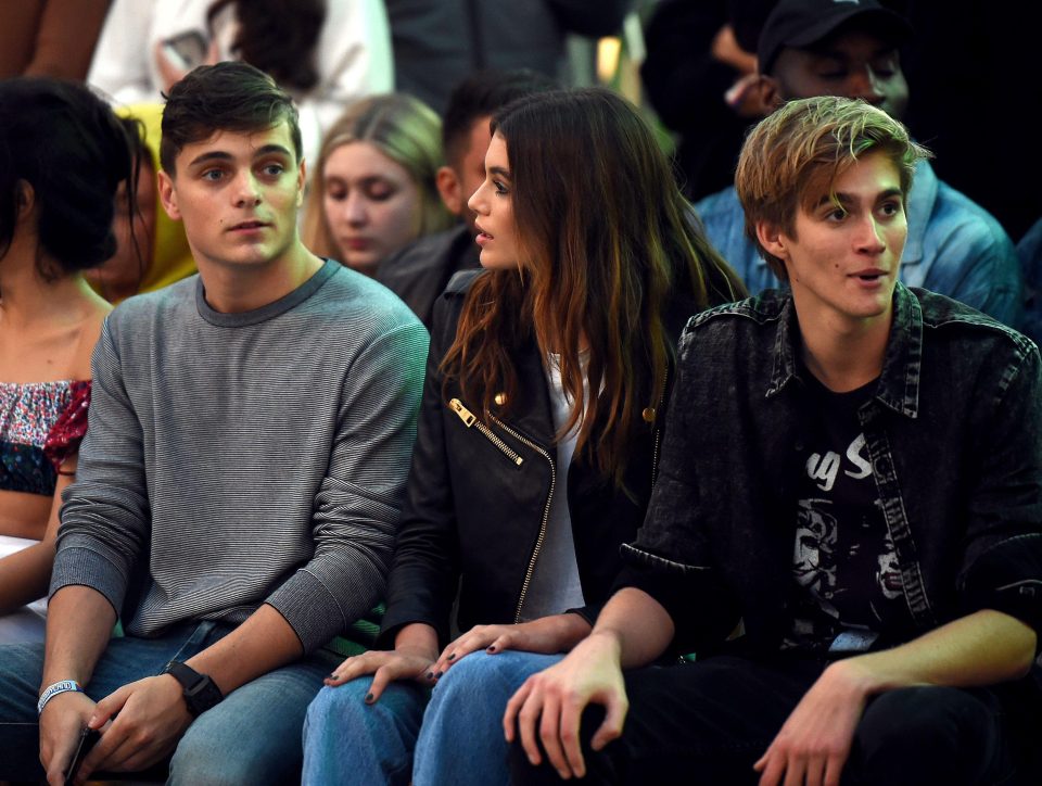  Dutch DJ Martin Garrix was spotted on the front row