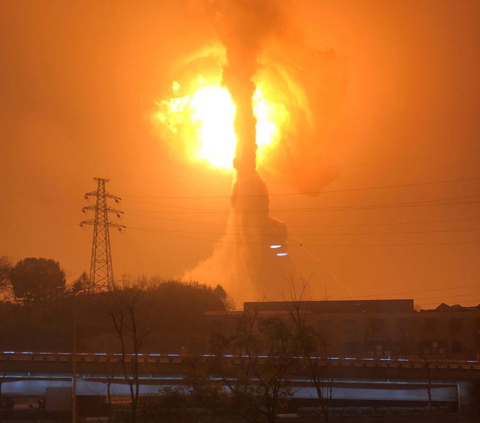  The mushroom cloud sent panic through the local community